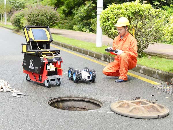 镇巴管道机器人检测